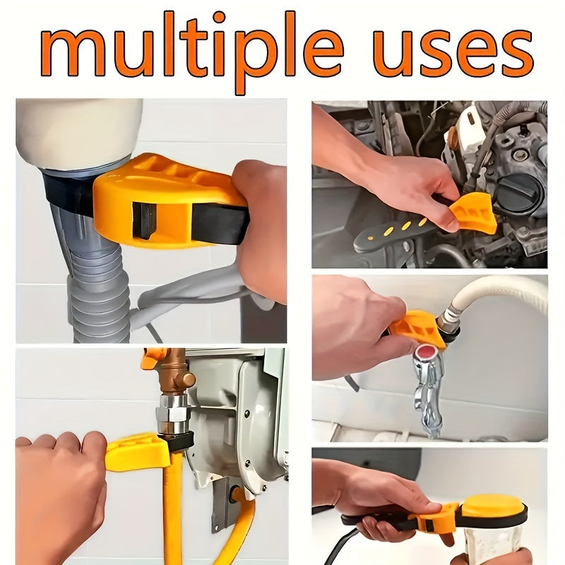Universal Belt Wrench Oil Filter Puller Strap Chain Spanner Adjustable Tool