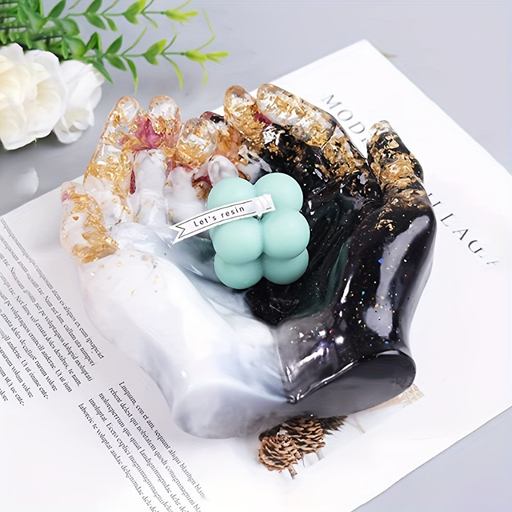 Silicone Mold for DIY Crafts Irregular Hand Hold Design