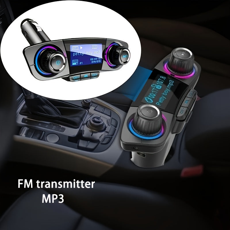 Car FM Transmitter MP3 Player Adapter Charger Handsfree for Car Use