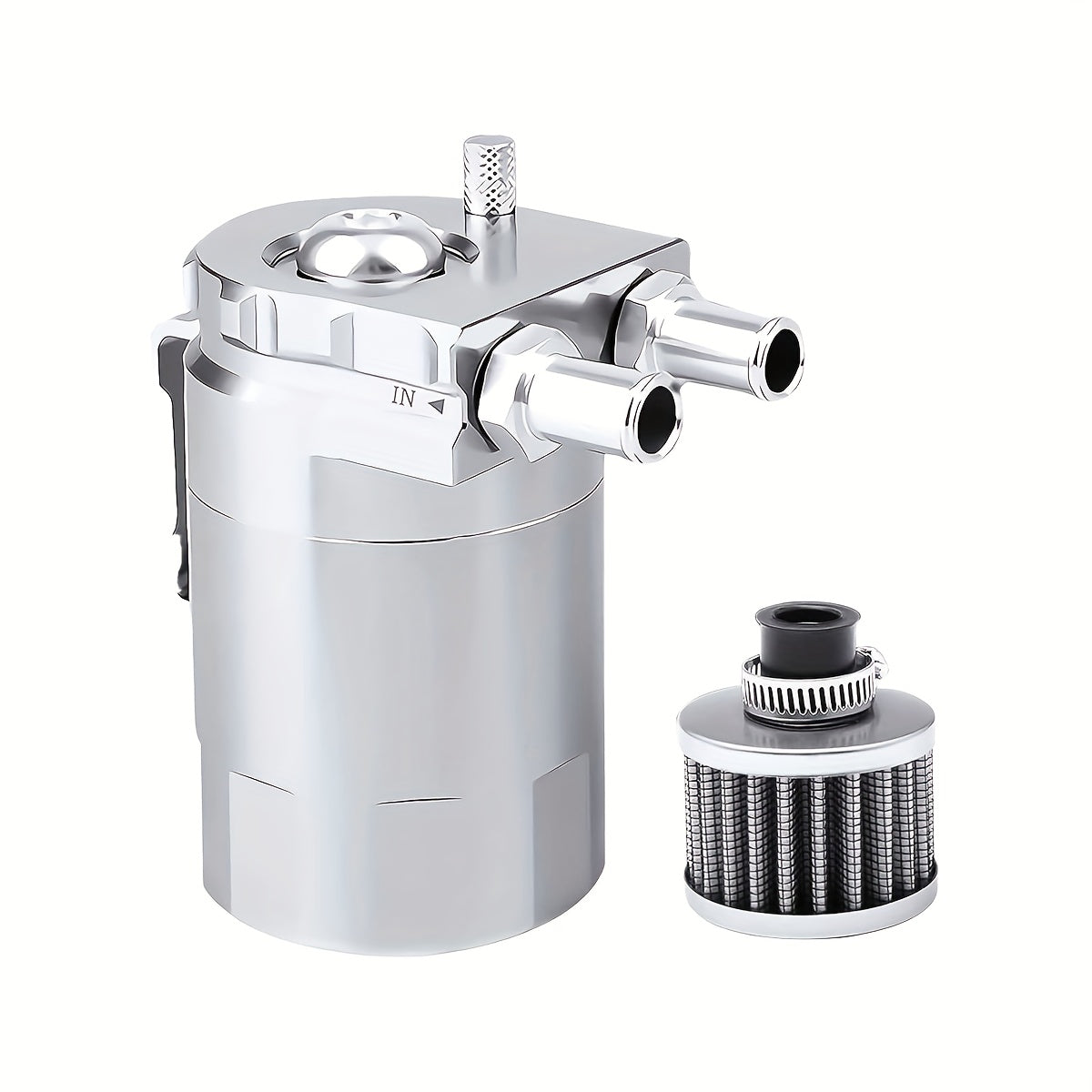 Universal 300ml Aluminum Oil Catch Can Kit for Cars SUVs Trucks