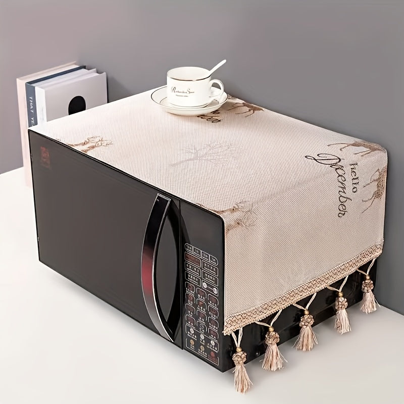 Полиэстеровая микроволновая пылезащитная крышка Защита техники Кухонные аксессуары