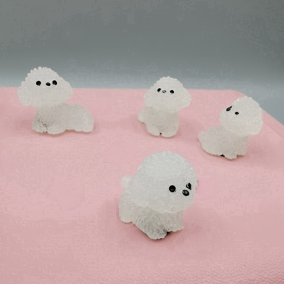 Kids Shoe Accessory Set with Glow-In-The-Dark Puppy Designs and Removable ABS Components