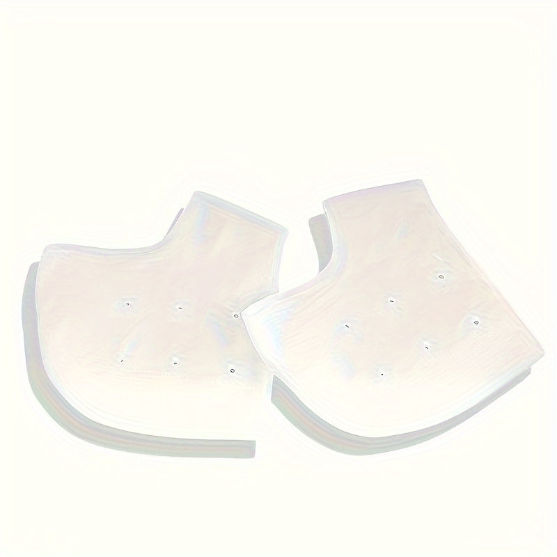 Unisex Gel Heel Cushion Sleeves for Cracked Heels Callus Removal