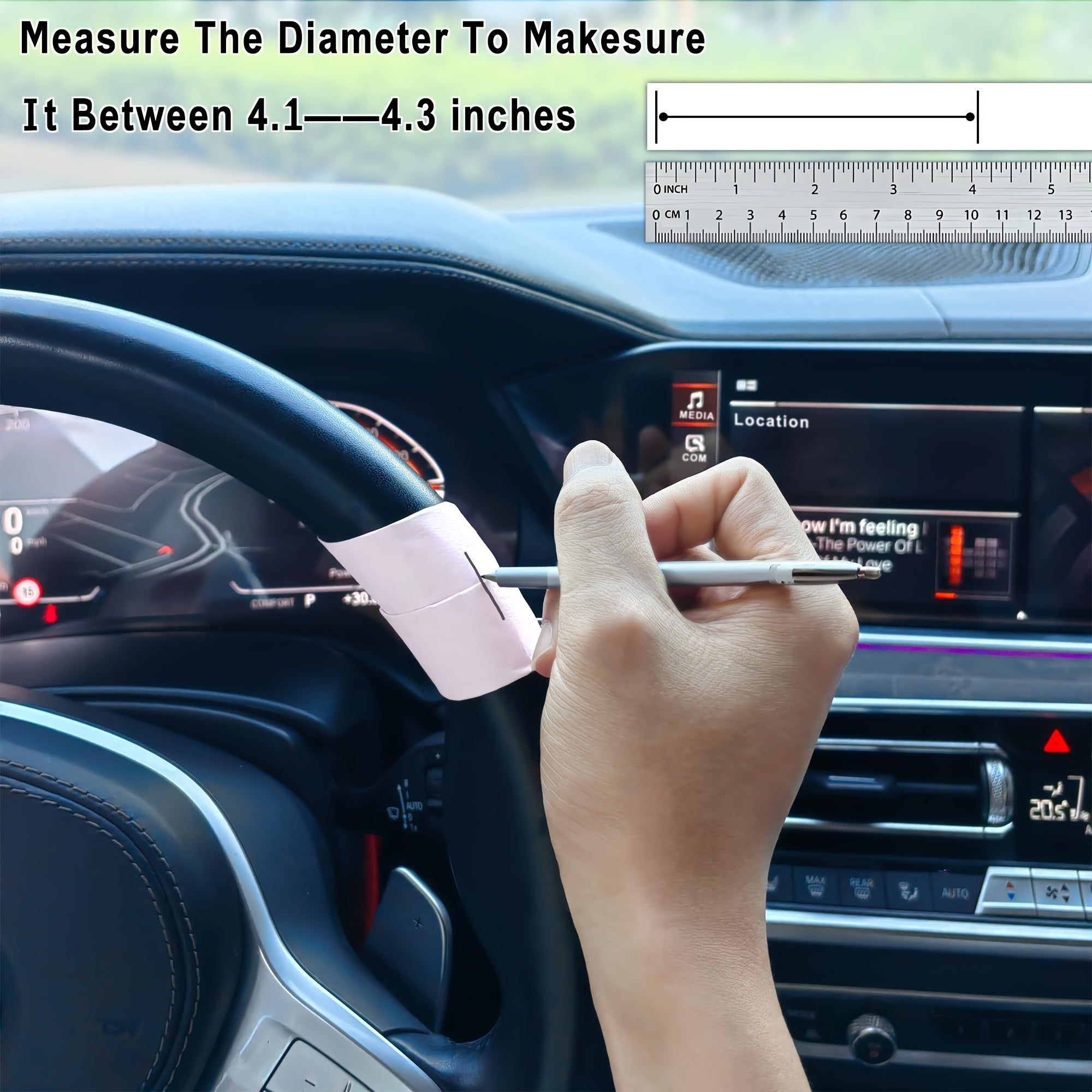 Универсальный автомобильный поднос на рулевое колесо 3-в-1 с держателем для напитков и отсеком для ручки