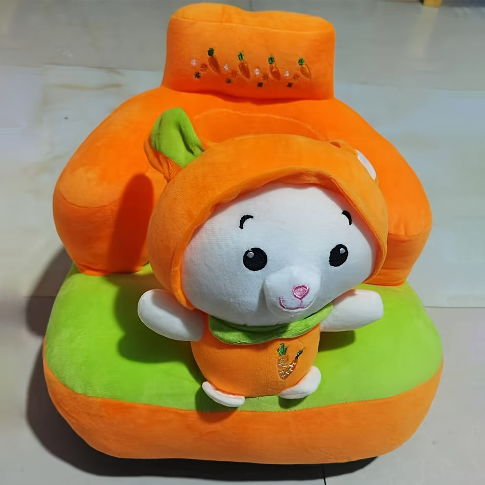 Bolalar va kichkina bolalar uchun moslashuvchan yostiq va orqa qo‘llab-quvvatlash bilan multfilm mo‘rt bolalar uchun booster o‘rindiq