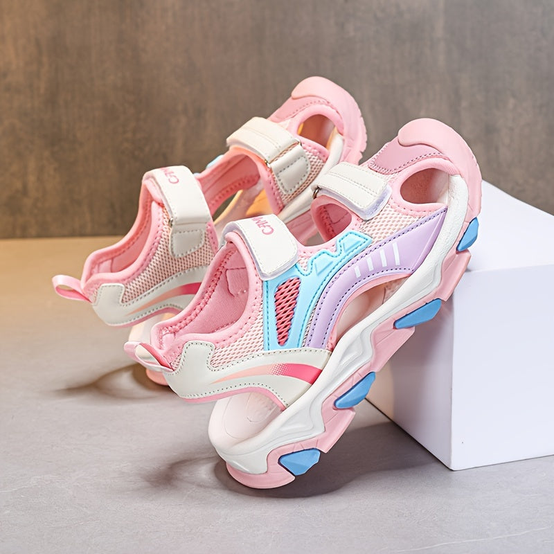 Boys Breathable Close-Toe Sandals Lightweight Non-Slip Outdoor Summer Shoes