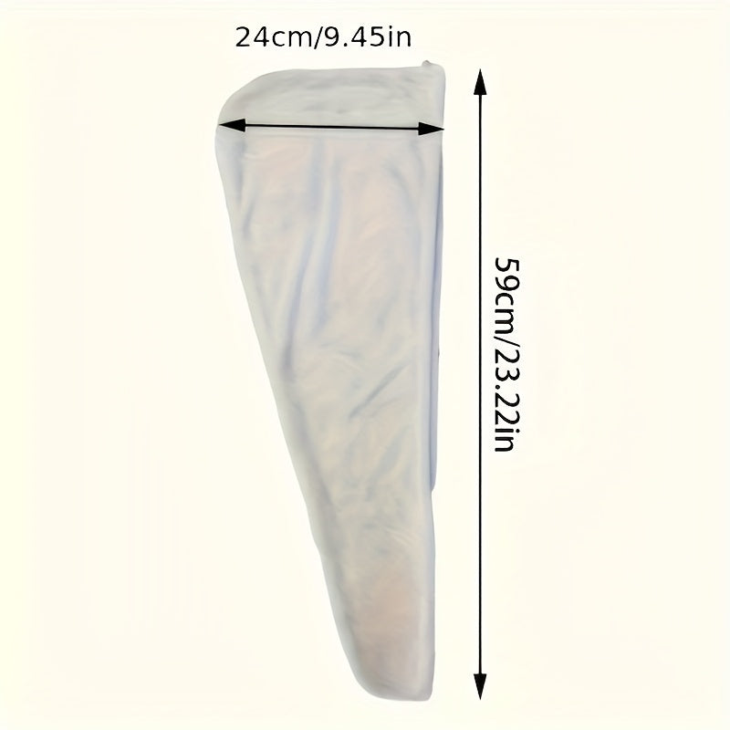 Absorbent Geometric-Patterned Polyester Hair Towel Wrap for Gym Travel Hotel