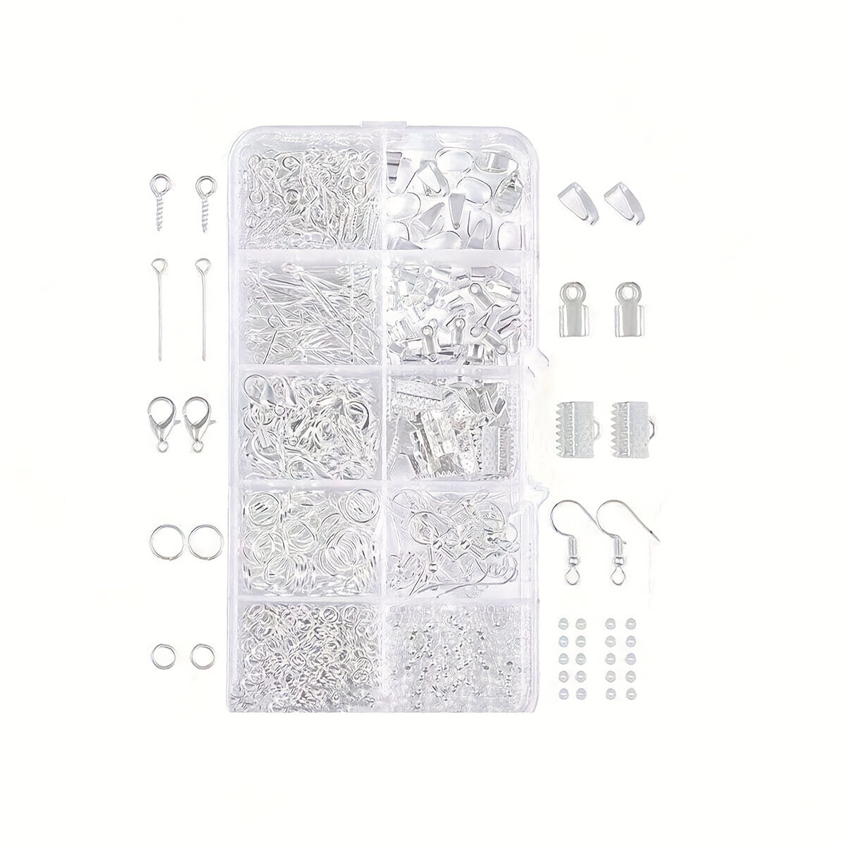 Jewelry Making Kit with 900 Pieces Beads Tools for DIY Crafting for Adults and Beginners