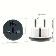Adaptador de enchufe de viaje para Alemania para tomas eléctricas EU 16A, enchufe europeo de 4.8mm para EE. UU., China, Australia, Corea
