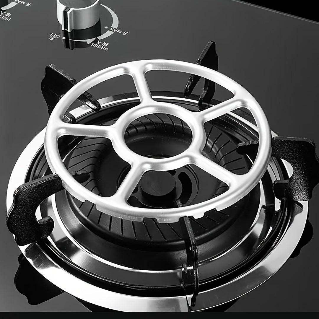 Тяжёлая металлическая решётка для газовой плиты с противоскользящим многокогтевым дизайном для небольших кастрюль