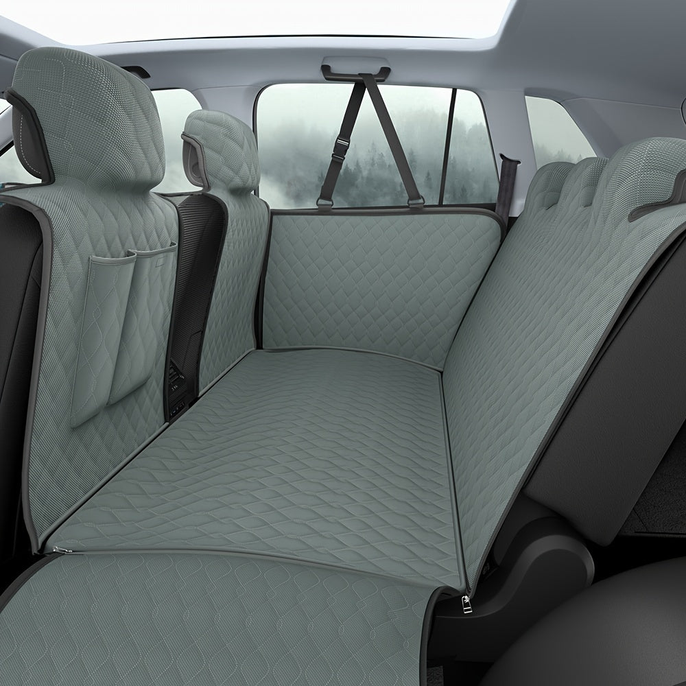 Складное чехол для автомобильного сиденья для собак для Tesla Model Y/3, полиэстеровая кровать для питомцев