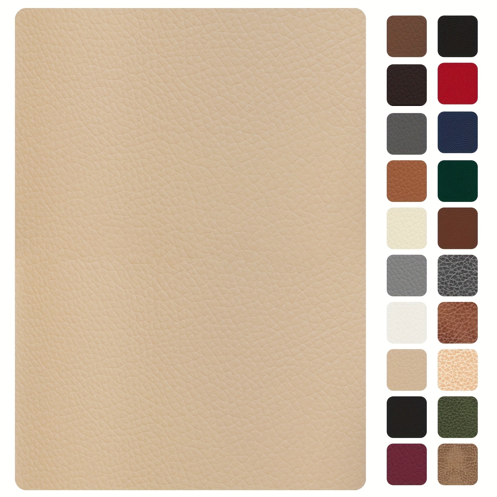 Cinta de reparación de cuero sintético con parche autoadhesivo para muebles y asientos de coche