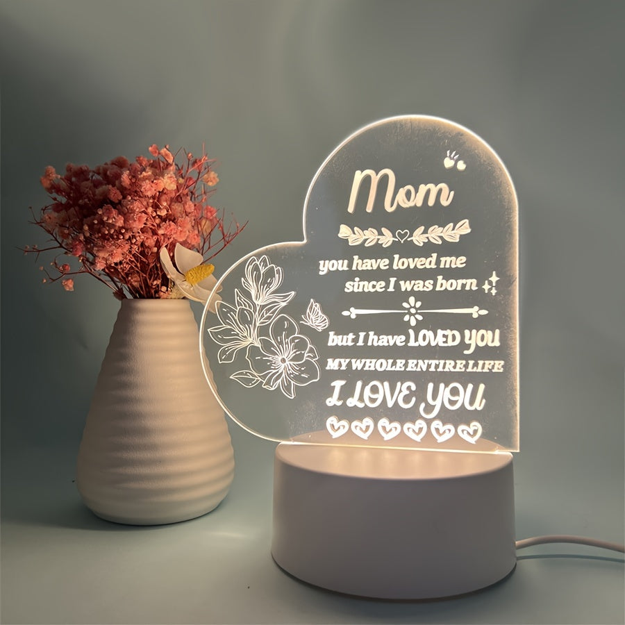Mother's Day Night Light for Women Cozy Warm Bedroom Decor Gift