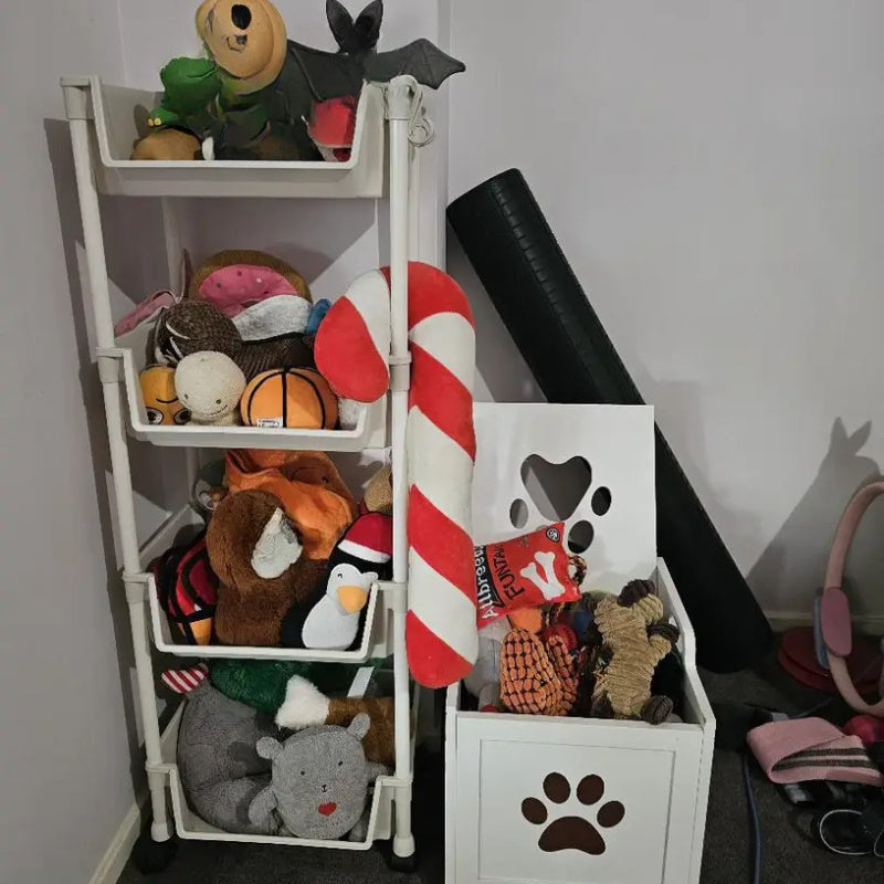 Multi-Tier Spa Storage Cart with Wheels, BPA-Free Plastic, for Living Room Bedroom Salon