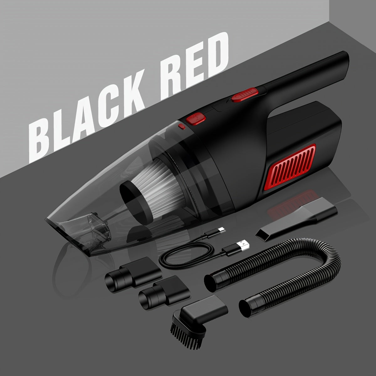 Wireless Car Vacuum Cleaner 6KPa Portable Cordless Dust Ktrap for Home Office Pet