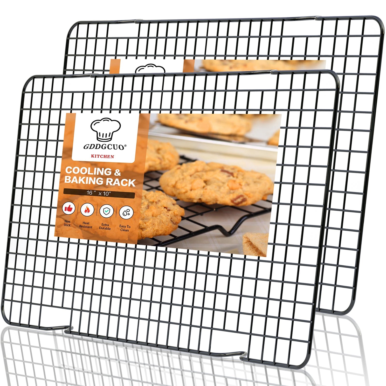 Stainless Steel Cooling Rack Non-Stick for Baking Bread Cake Biscuit