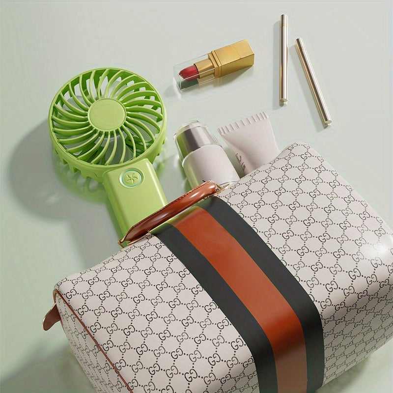 Rechargeable Handheld Fan with Phone Stand Portable for Students Perfect Couple Gift