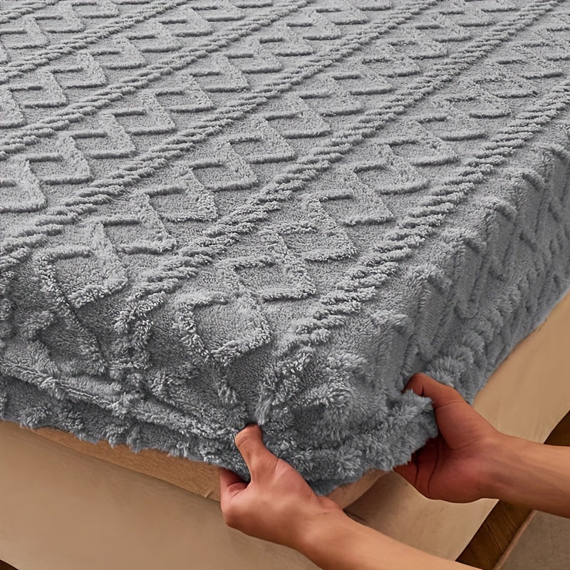 Полосатая тюль кровати из плотного полиэстера жаккард, моющаяся, для кроватей до 29 см