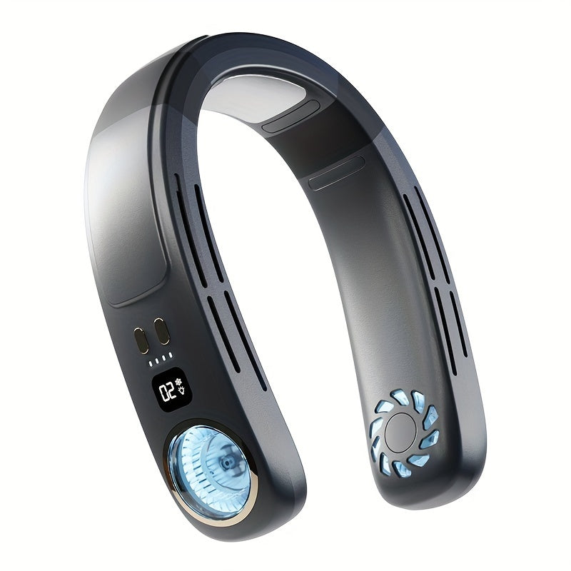 Mini Hanging Neck Fan Portable Wearable Halter Fan 4000mAh Cool Design