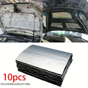 10pcs Rubber Soundproofing Pads 5mm for Car Truck Engine Hood Noise Insulation