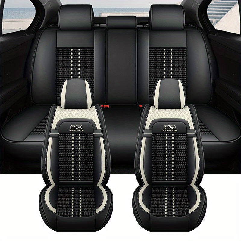 Five-Seater Car Seat Cover Set Breathable Fully Enclosed Four Seasons