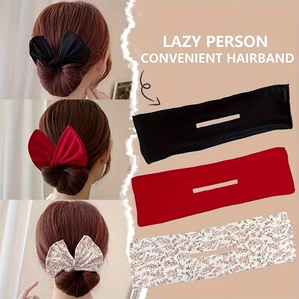 Девушка Скручивающая Заколка для волос, ленивый человек, бант, ролик для волос, вращающееся устройство