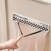 Large Capacity Mesh Storage Bag for Hanging Closet Organizer for Kitchen and Bedroom