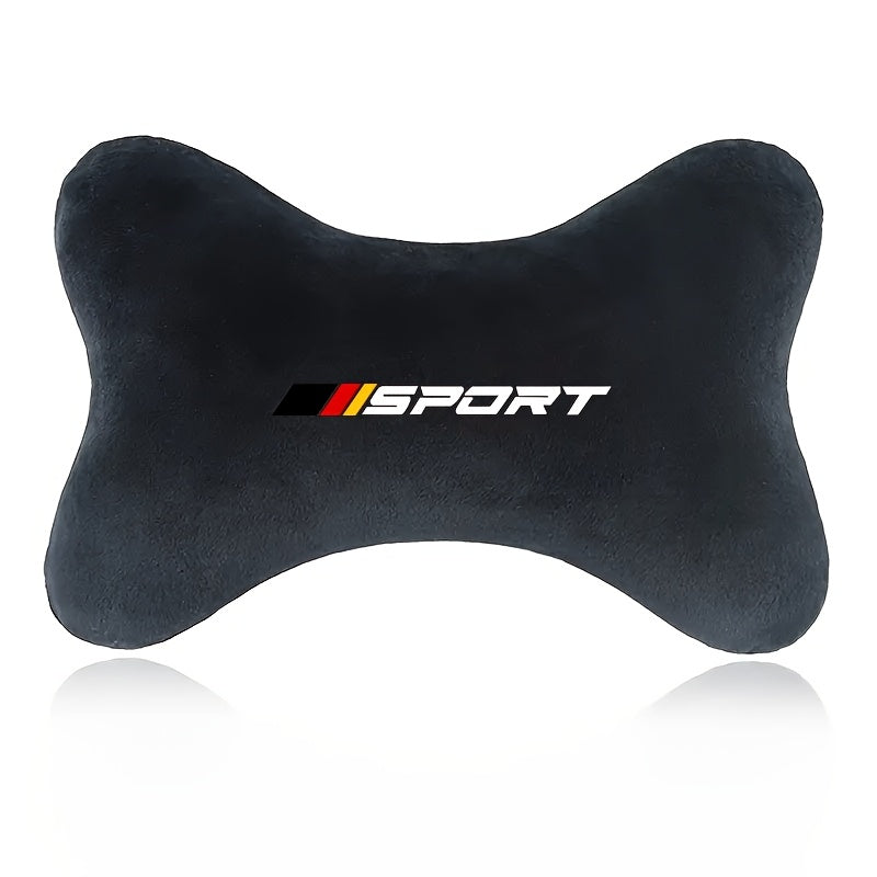 Car Seat Neck Guard Headrest Soft Breathable Plush Memory Foam | Universal Fit