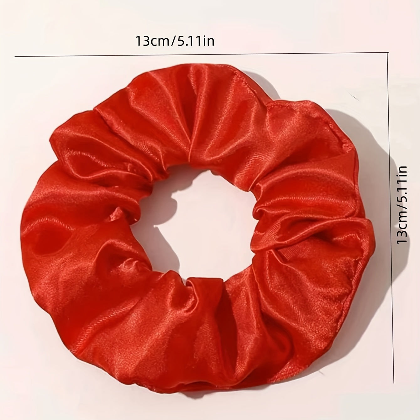 Set of 6 Neon LED Hair Scrunchies in Various Colors Light Up Hair Ties for Women at Parties and Festivals