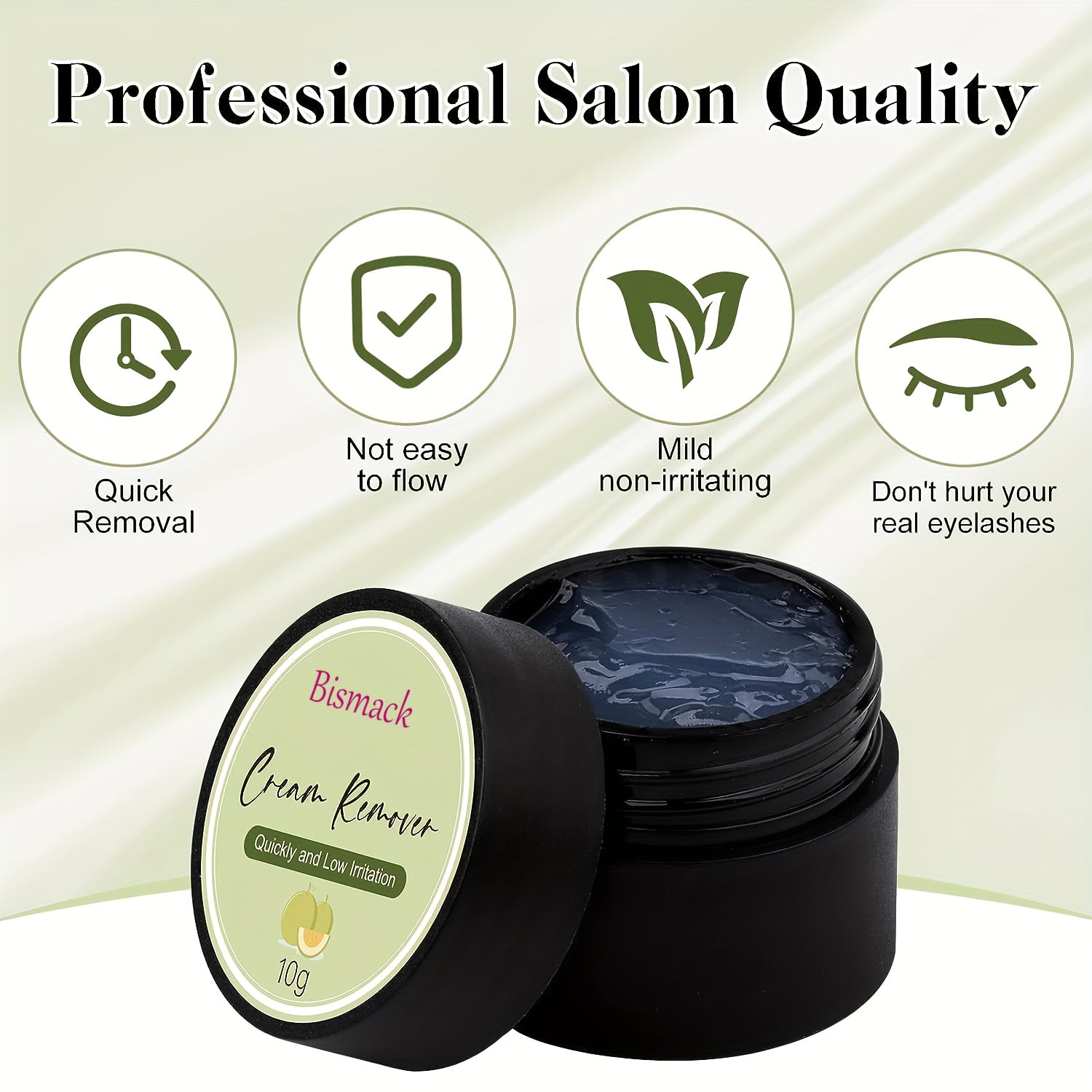 Eyelash Extension Remover Cream 10g Gentle Lash Glue Dissolver for Sensitive Skin