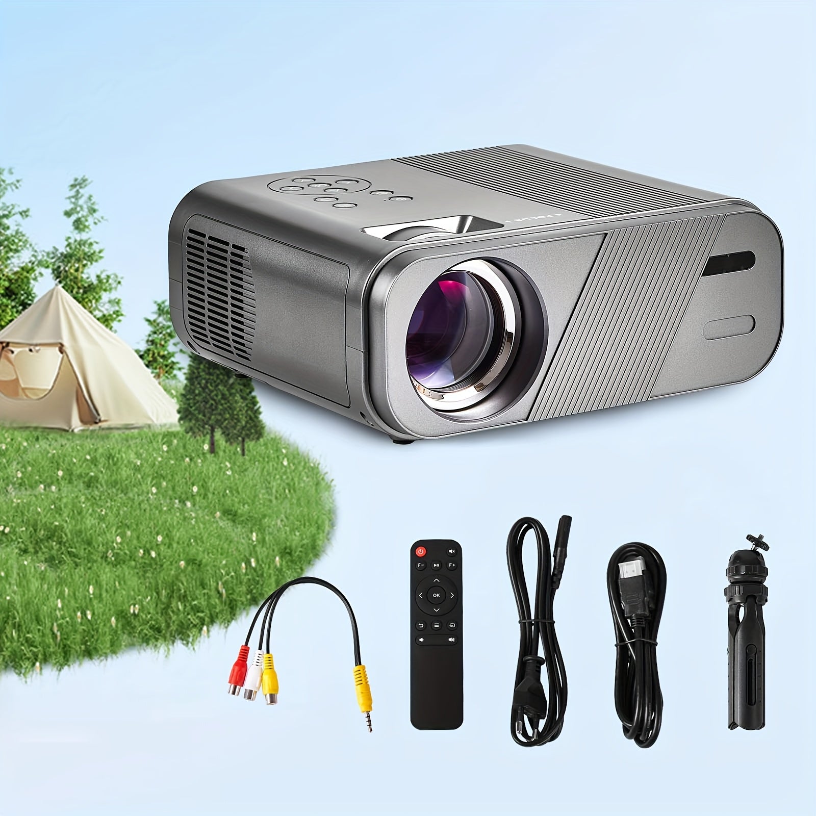 Home Theater Projector 1080P 20000 Lumens Wi-Fi 6 Wireless Screen Mirroring