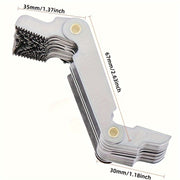 Metric and Imperial Thread Measuring Gauges for Industrial Tools Steel