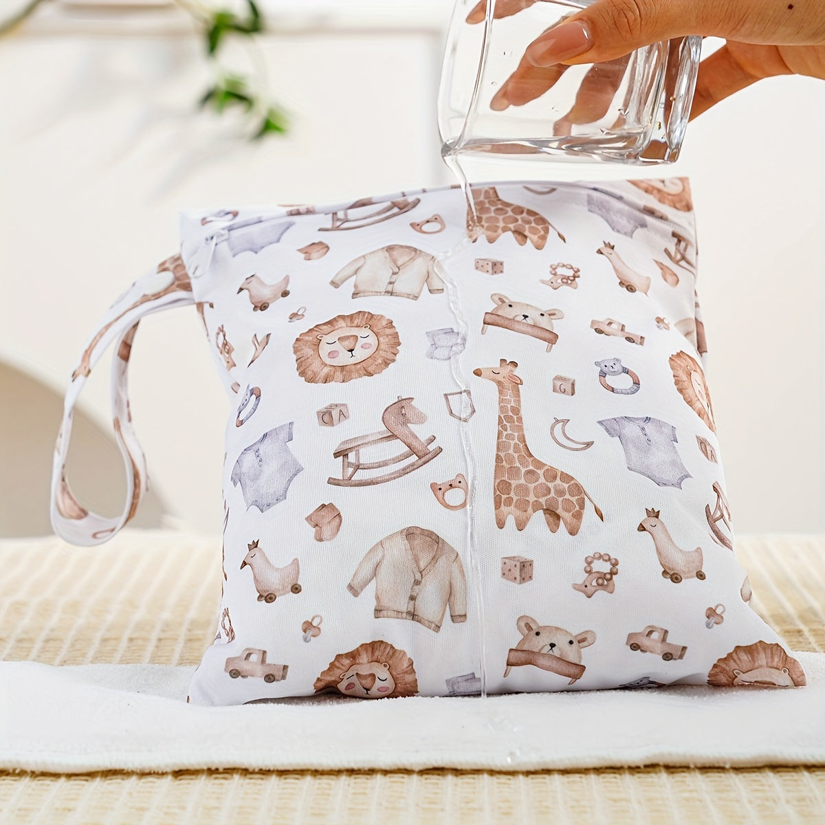 Reusable Waterproof Storage Bags 25.91x35.81cm Pack of 2 for Wet and Dry Items