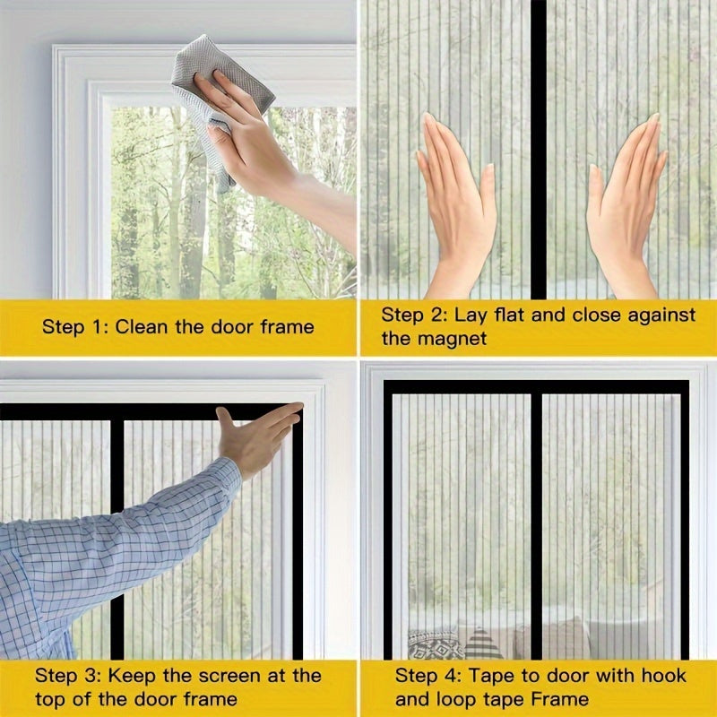 1 dona Magnit Lenta Qopqoq Chegarasi, Seamless Magnit Mühürlangan Eshik Pardasi, Qaytariladigan va Hayvonlar uchun Qulay, Mustahkam, Uyda, Bog'da, Hammomda Zararkunandalardan Saqlaydi
