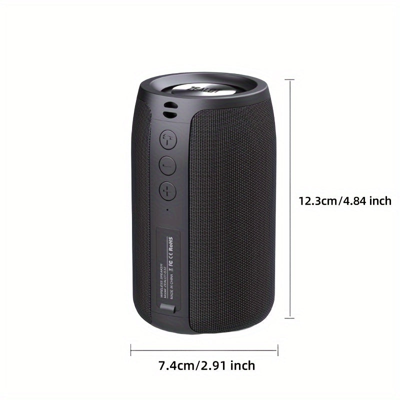 Wireless Portable Subwoofer Speaker with TWS Dual Pairing 8H Battery Loud Stereo