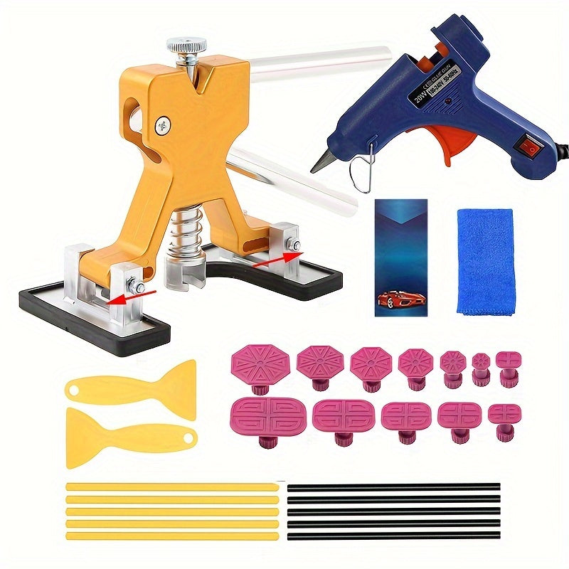 Car Dent Remover Kit Automotive Paintless Dent Puller Suction Cup Repair Tool
