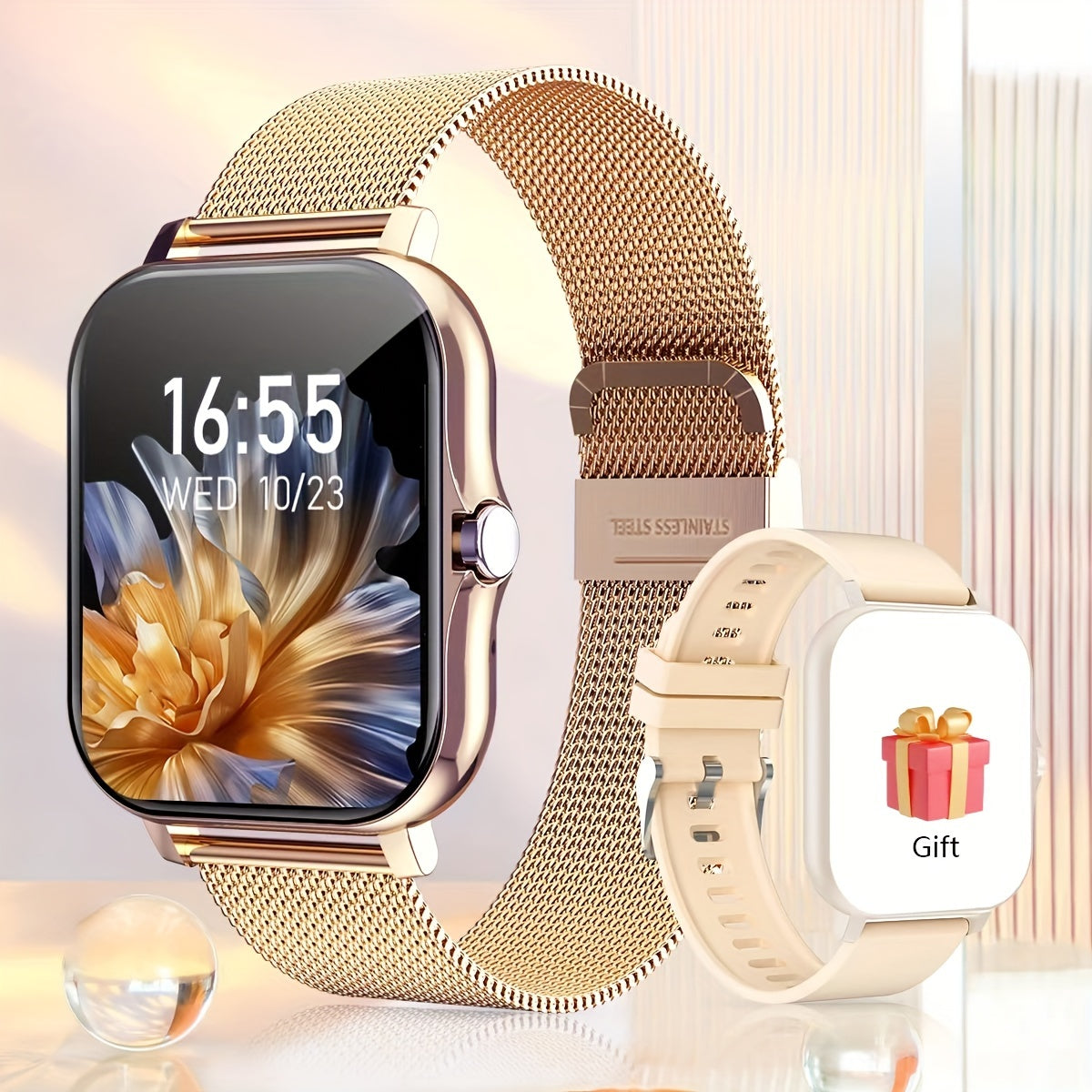 Reloj inteligente deportivo táctil HD de 1.83 pulgadas para hombres y mujeres con función de llamadas y modo multideporte