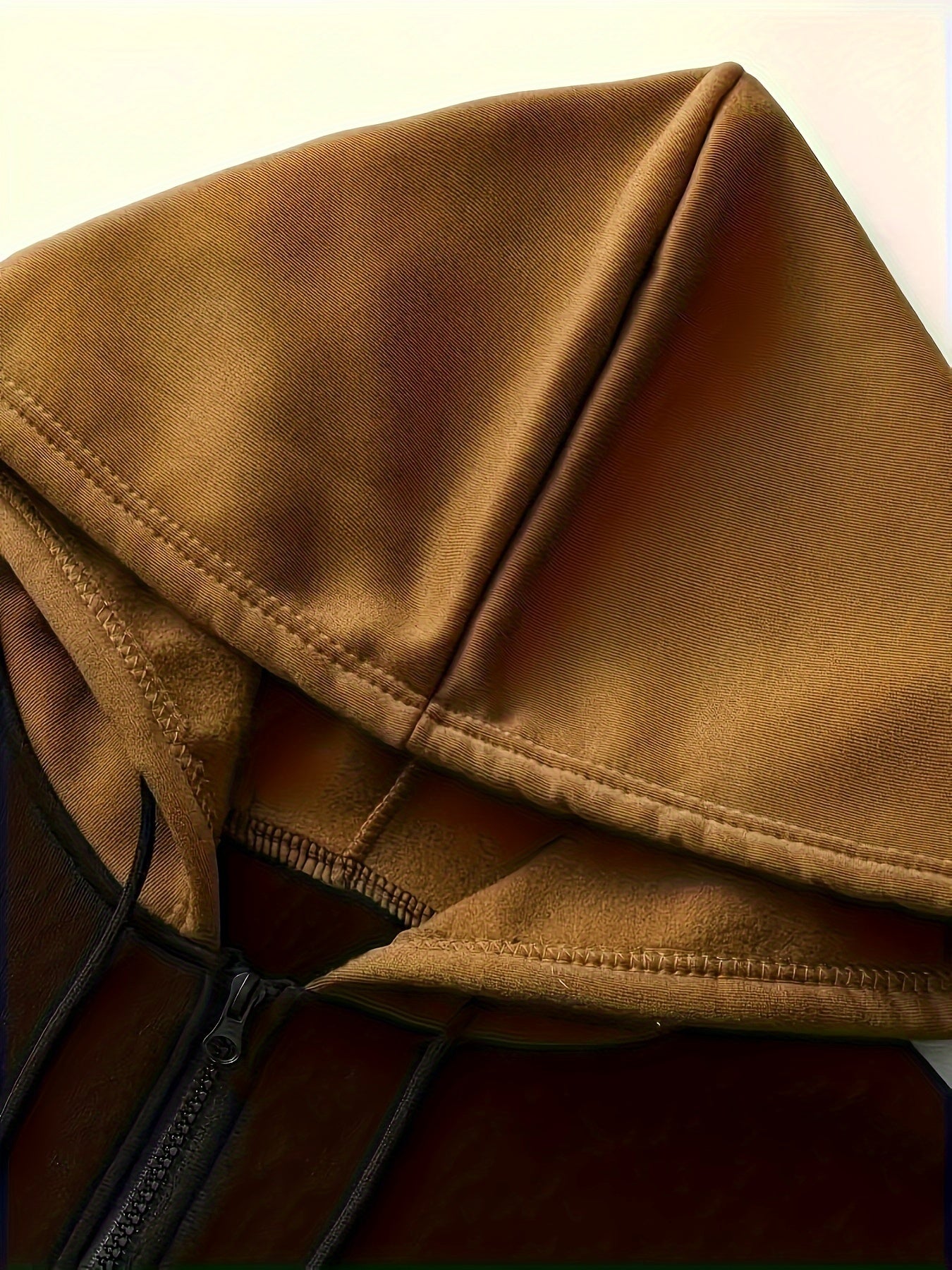 Erkaklar uchun plussiz rangli blokli kapüşonli kurtka - zamonaviy va qulay polyester fermuarlı, cho'ntakli, tasodifiy kapüşonli sviter, mashinada yuvish mumkin.