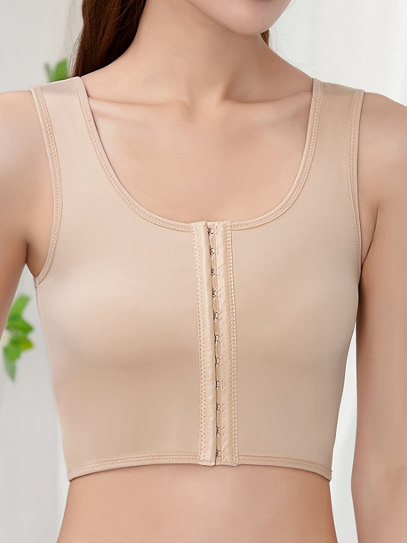 Women's Zipper Front Sports Bra Breathable Fitness Lingerie Underwear