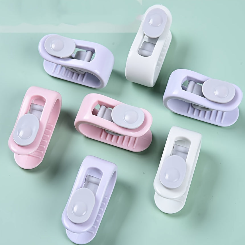 Set of 6 Bed Sheet Clips with Quilt, Blanket, and Anti-Run Fixing Devices
