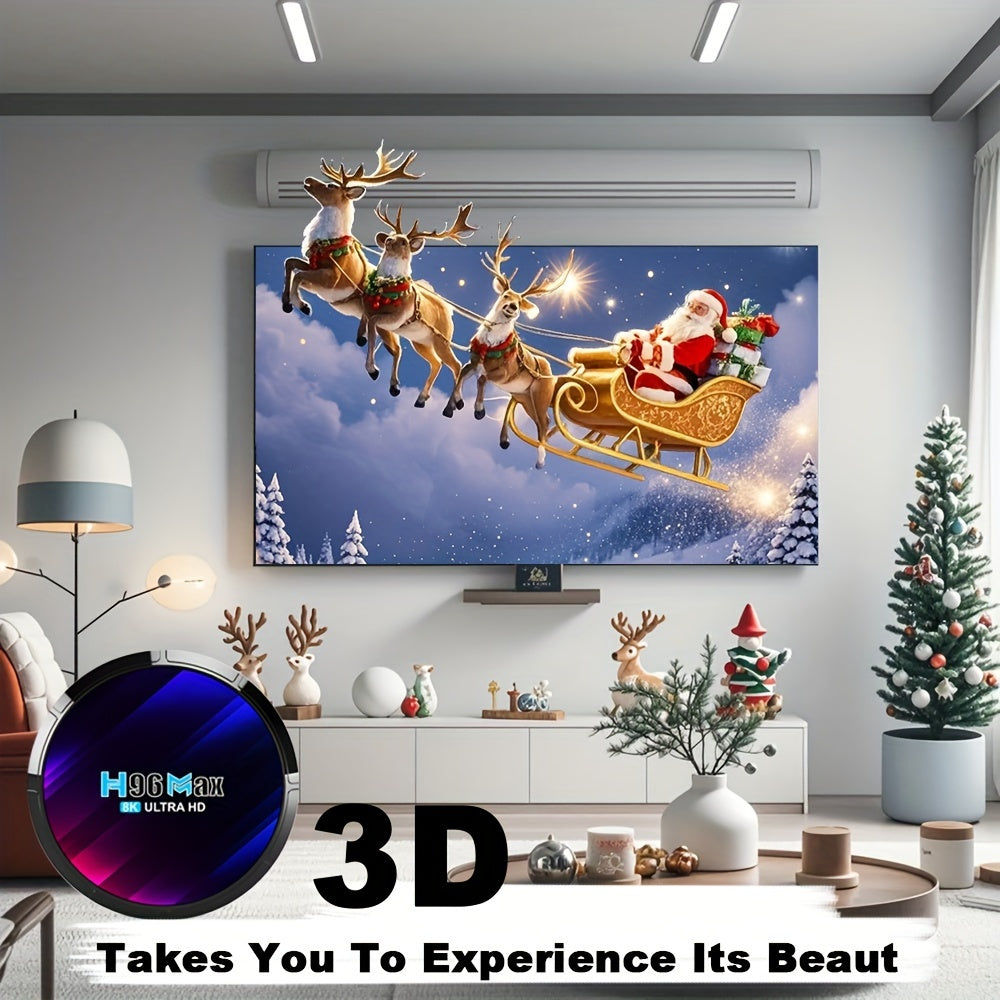 Android 13 TV Box with RK3528 Chip 2GB RAM 16GB Storage Dual Wi-Fi 6 8K AV1 Support