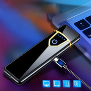 Men's USB Rechargeable Electric Flameless Windproof Plasma Lighter