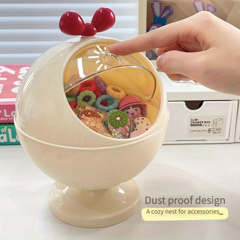 Organizador de joyería de plástico ligero para baño, bandas, clips y caja de almacenamiento de joyas