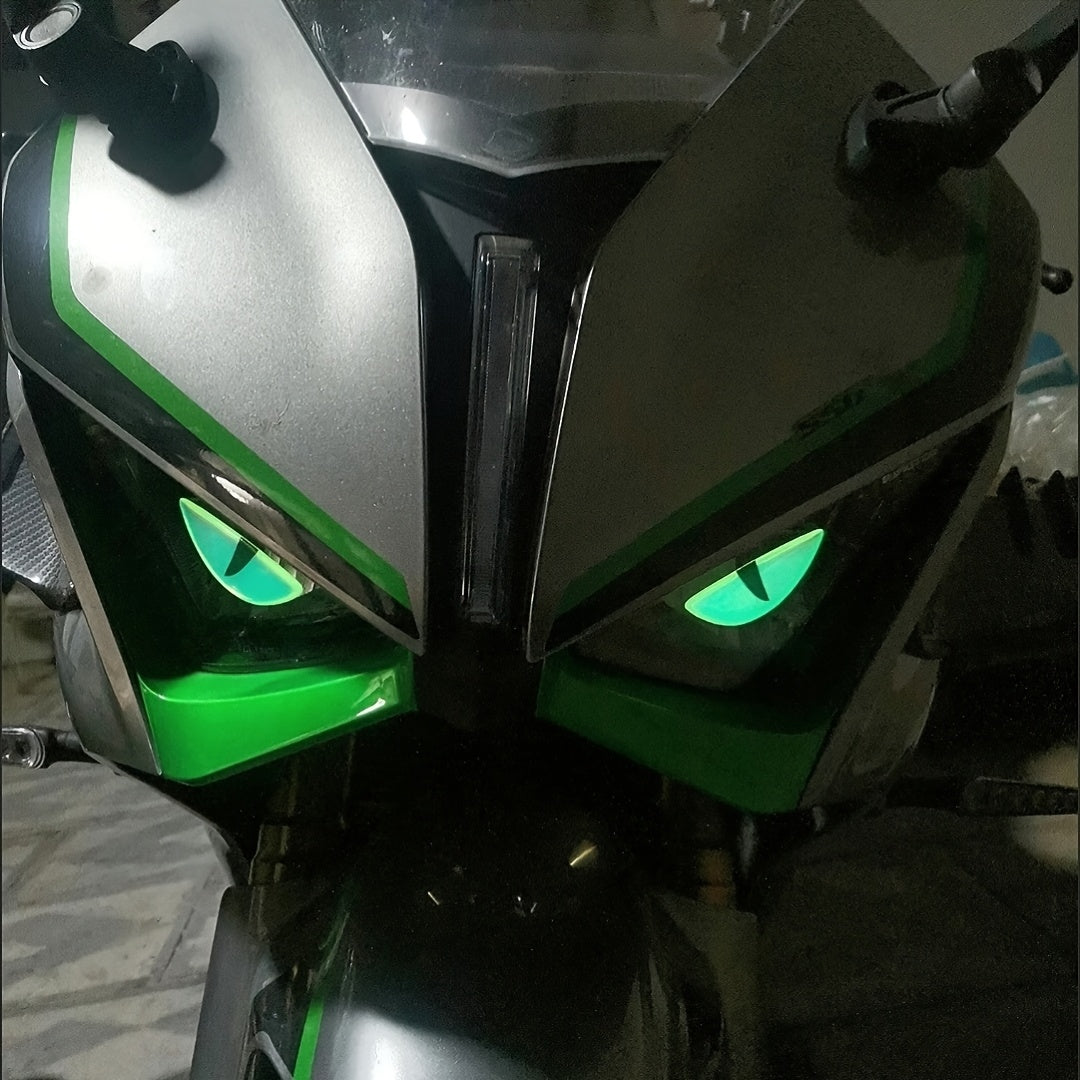 3D светящаяся резиновая наклейка на мотоцикл и автомобиль, ослепительный маленький дьявол, внешняя отделка