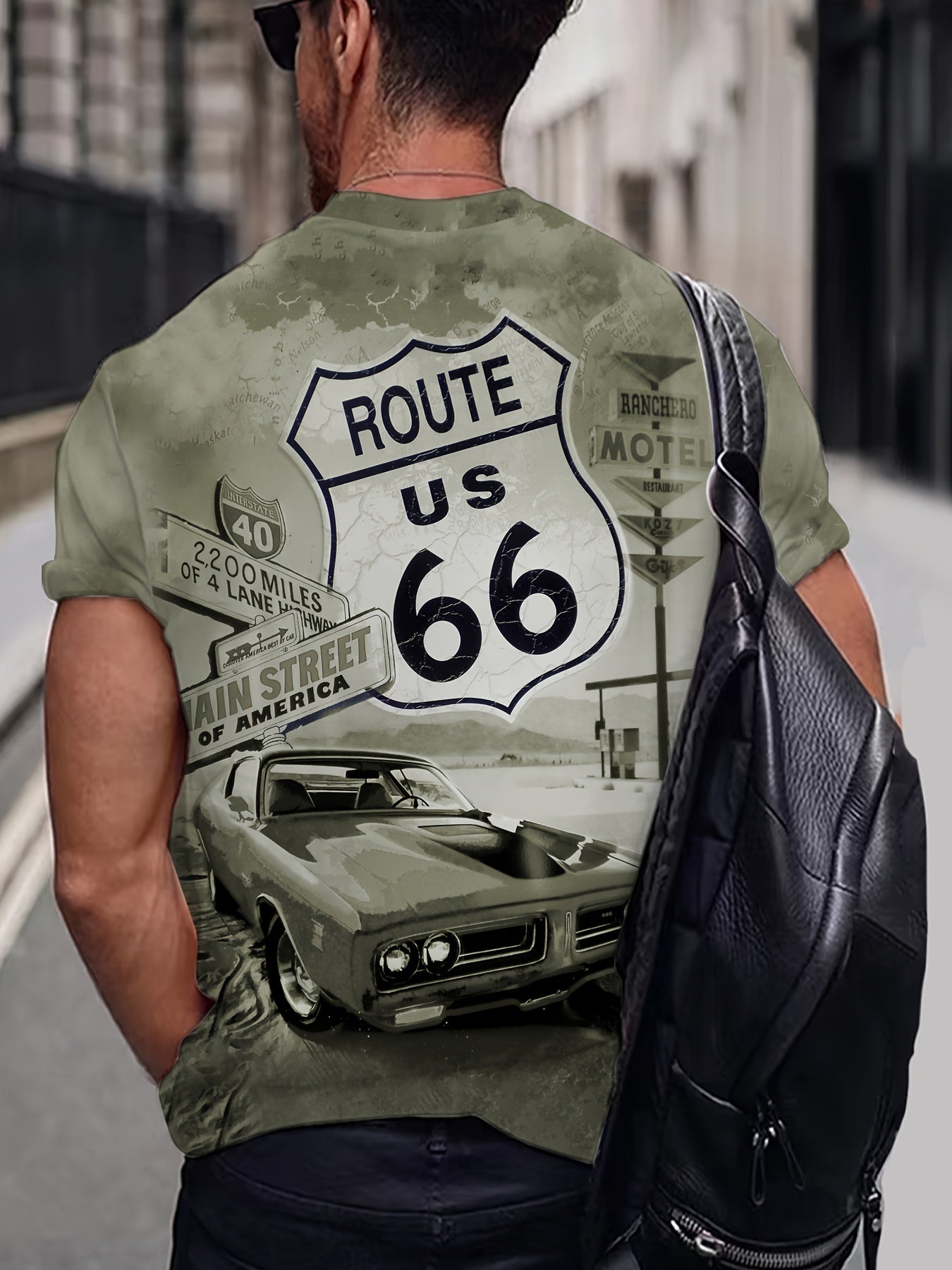 Мужская короткая футболка из полиэстера с мультяшным принтом, повседневный спортивный стиль