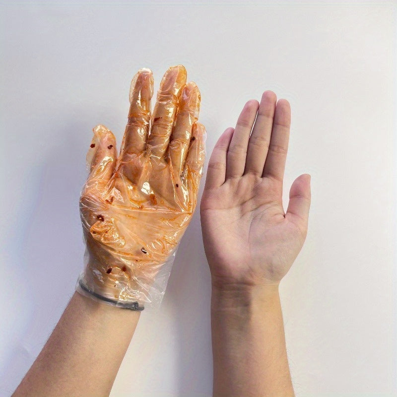 Single-Use TPE Gloves Food Handling Cleaning Home Hygiene Disposable Plastic Hand Protection