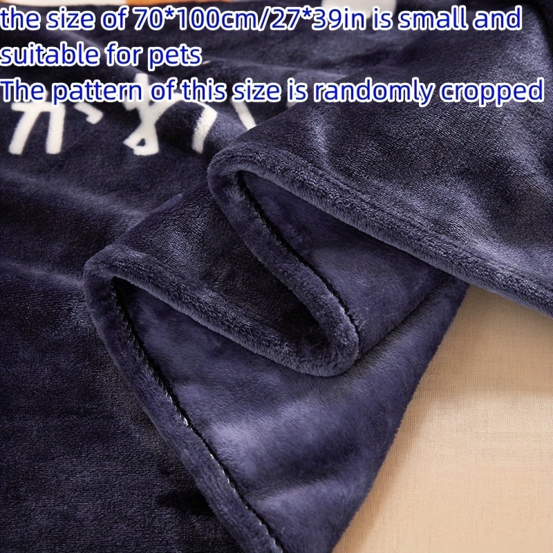 Flannel Fleece Blanket Soft Warm Throw for Sofa Bed Car Office All Seasons