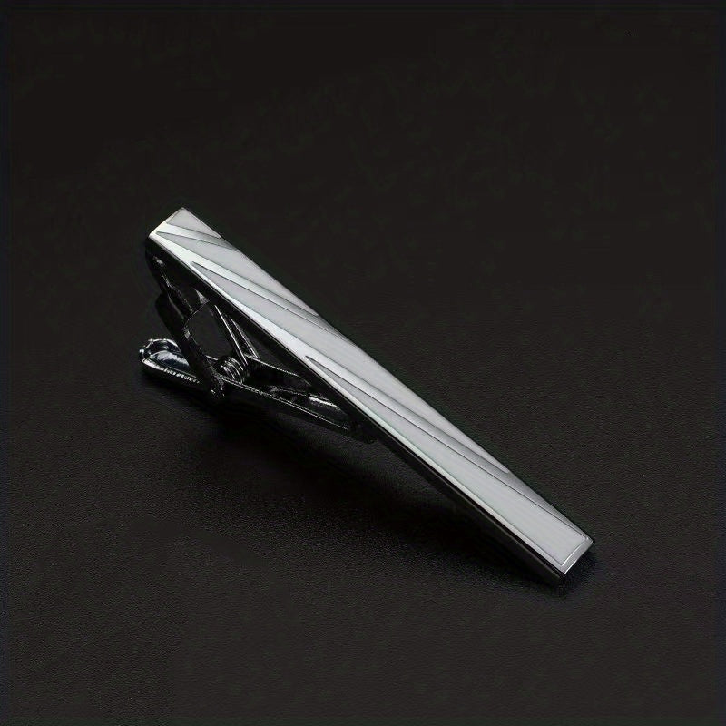 Men's Formal Business Wear Accessories Striped Tie Clip