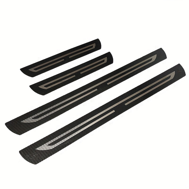 Universal Stainless Steel Interior Door Sills Protective Strips for Cars