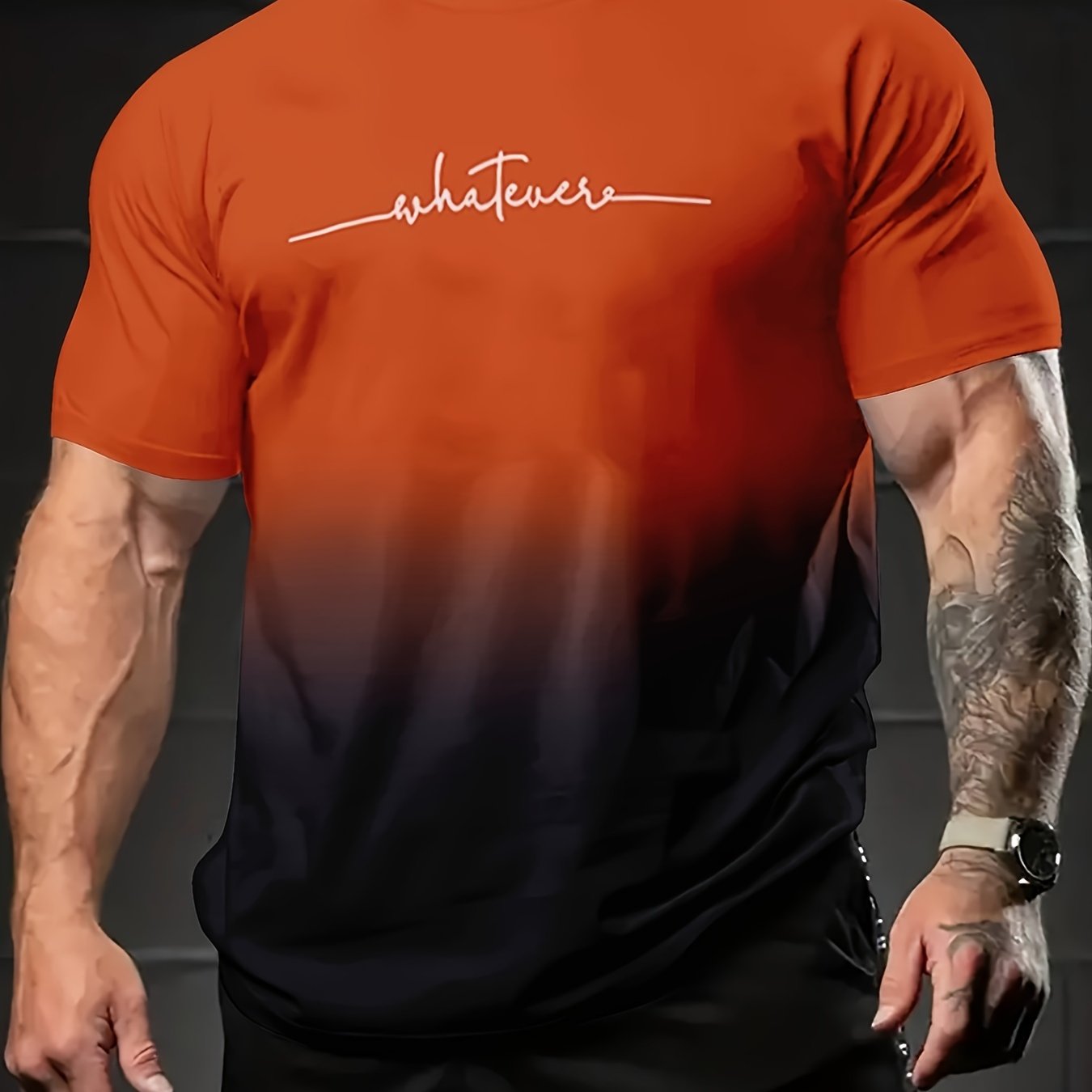 Men's Plus Size Graphic Print Summer T-Shirt Short Sleeve Casual Polyester